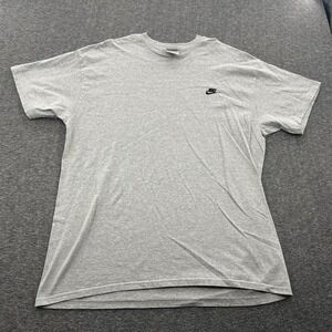 Vintage Nike Essentials T Shirt Mens 2XL 90s Y2K Gray Tag Embroidered Classic SS